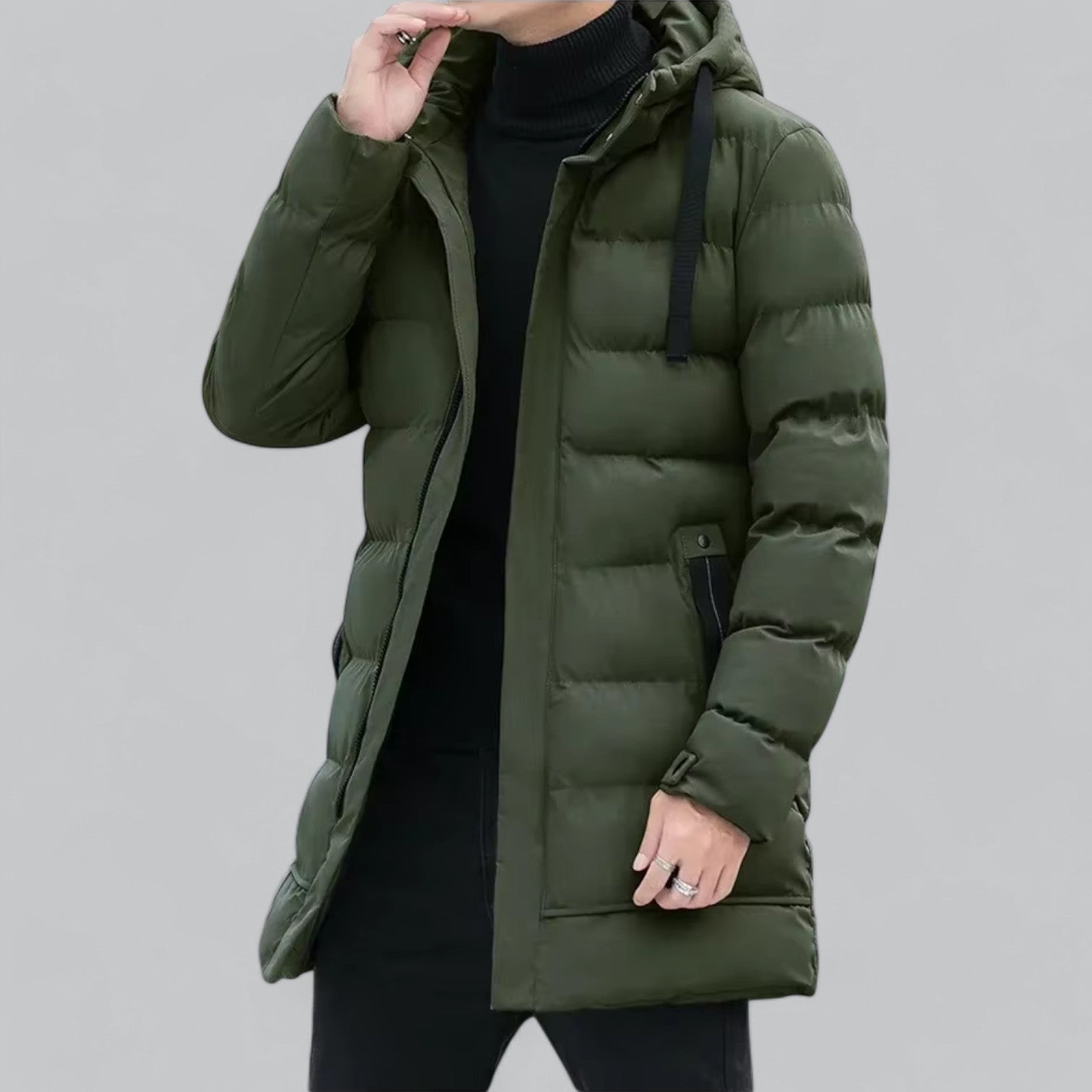 WW | Elegante lange Winterjacke für Männer