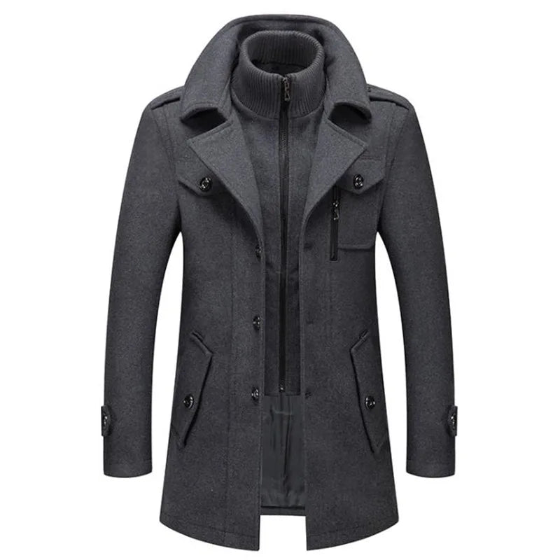 WW - Eleganter langer Herrenmantel
