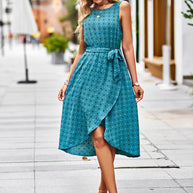 WW - Midi-Kleid mit Tupfenmuster