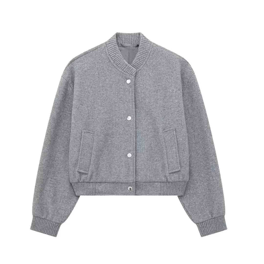 W&W Mode | Stilvolles Cropped Bomberjacke