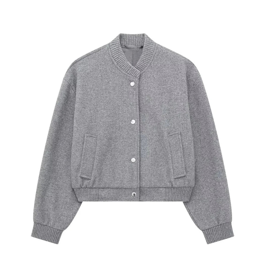 WW | Stilvolles Cropped Bomberjacke