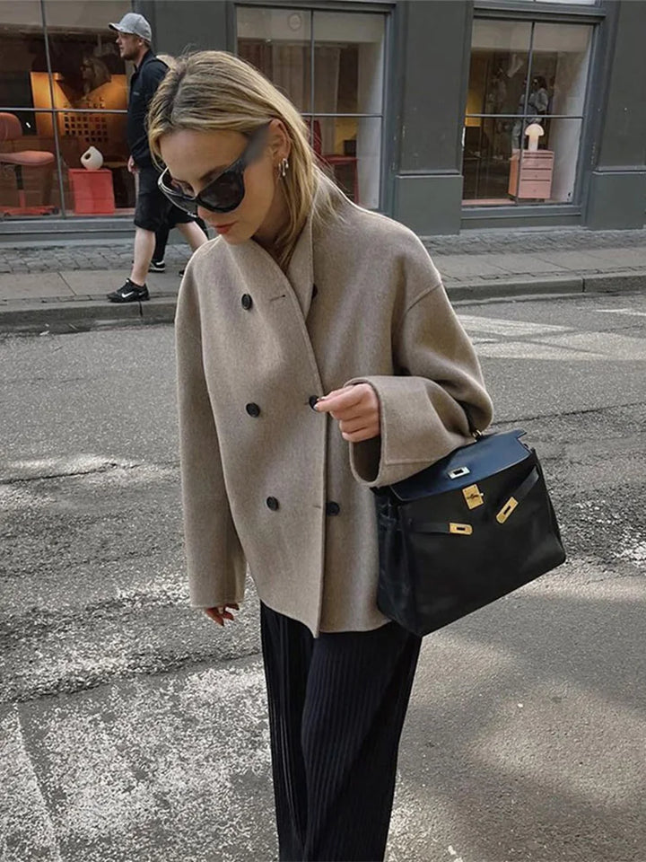 W&W Mode | Lässige Wolljacke Für Damen