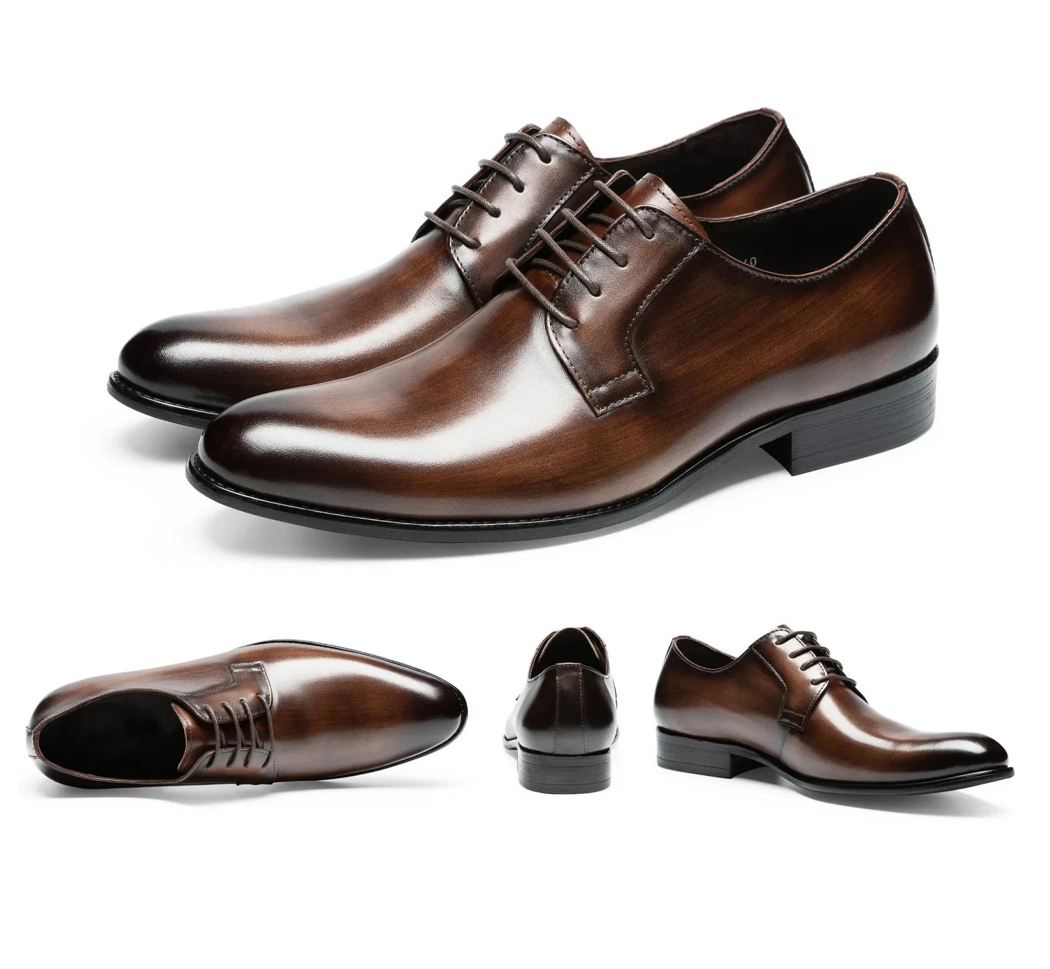 WW | Schnürschuhe Italiano Derbi Leder Anzugschuhe Herren