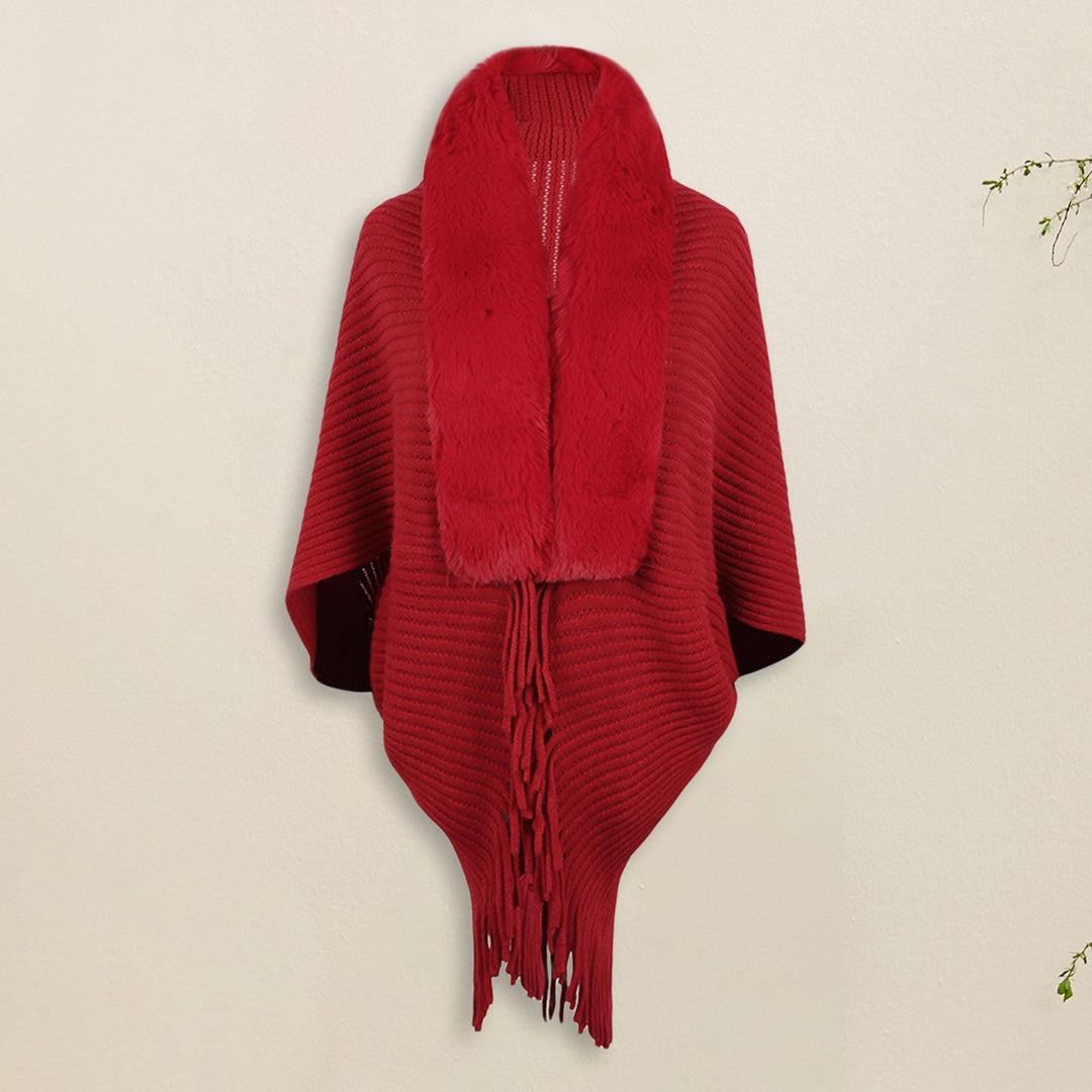 Langärmelige gerippte Strickjacke