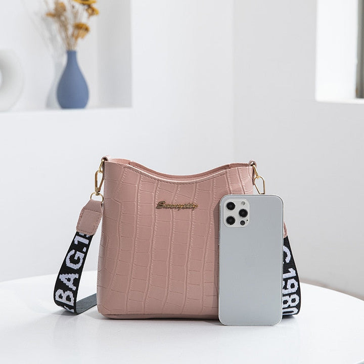 W&W Mode Jaunty Umhängetasche | Damen Mini Crossbody Eimer Handtasche