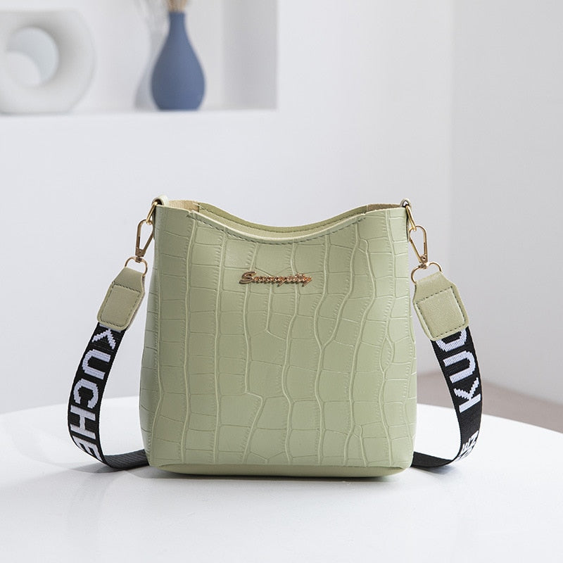 W&W Mode Jaunty Umhängetasche | Damen Mini Crossbody Eimer Handtasche