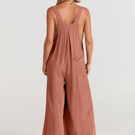 Rosabella™️ - Ärmelloser Jumpsuit mit Weitem Bein