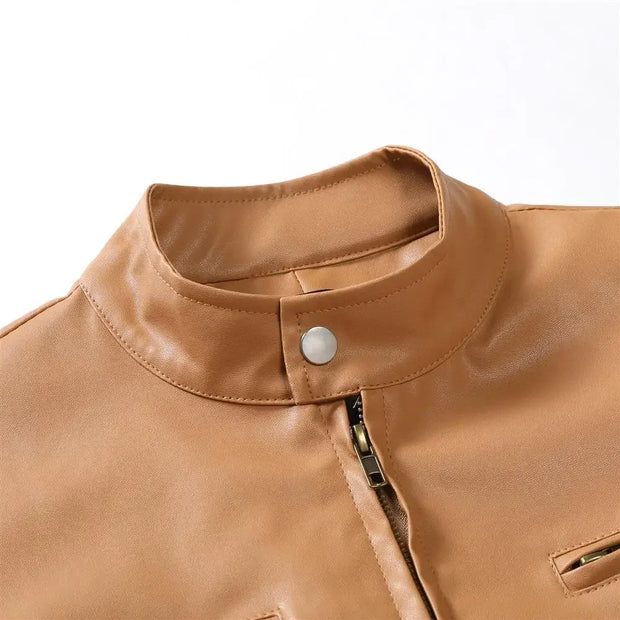 WW | Zeitlose Lederjacke mit Biker-Flair