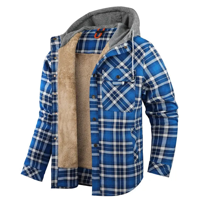 W&W Mode | Lässige Herbst Karierte Hemd Jacke für Unisex