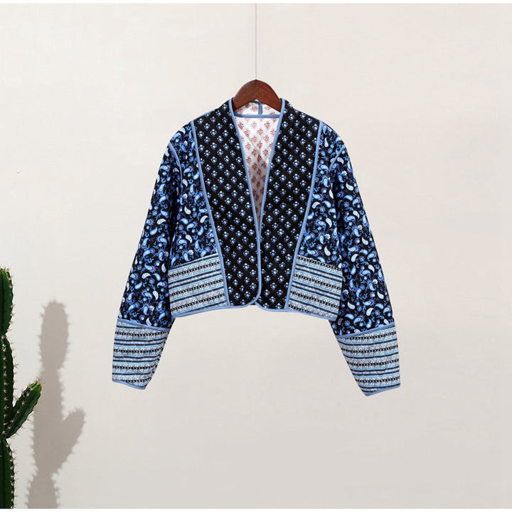 W&W Mode | Damenjacke mit Blumenmuster