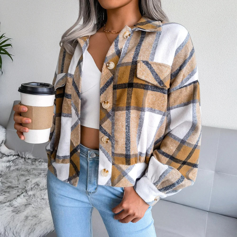 Karo-Wolljacke