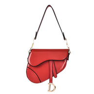 WW | Damen Schultertasche - Exklusive PU-Leder Satteltasche mit breitem Riemen und luxuriösem Aussehen
