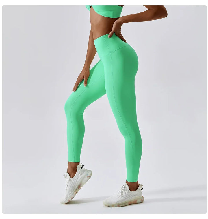 W&W Mode | Atmungsaktive Push-up Yoga Leggings Mit Pfirsich Hebung