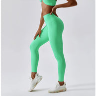 WW | Atmungsaktive Push-up Yoga Leggings Mit Pfirsich Hebung