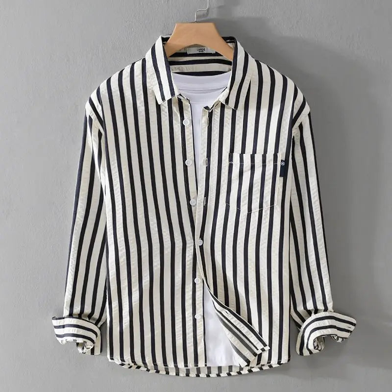 WW | Stylisches Gestreiftes Button-Down Hemd