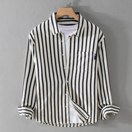 WW | Stylisches Gestreiftes Button-Down Hemd
