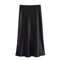 WW | Satin Maxirock Für Damen