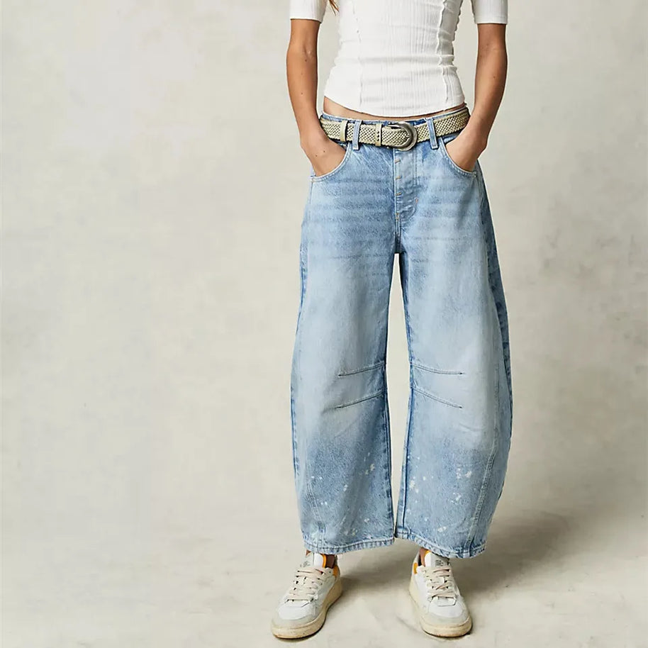 WW | Hohe Taille Vintage-Jeans für Damen