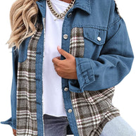 WW - Jeansjack Mit Langen Ärmeln Und Knopfverschluss