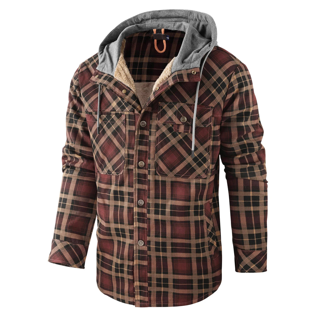 W&W Mode | Lässige Herbst Karierte Hemd Jacke für Unisex