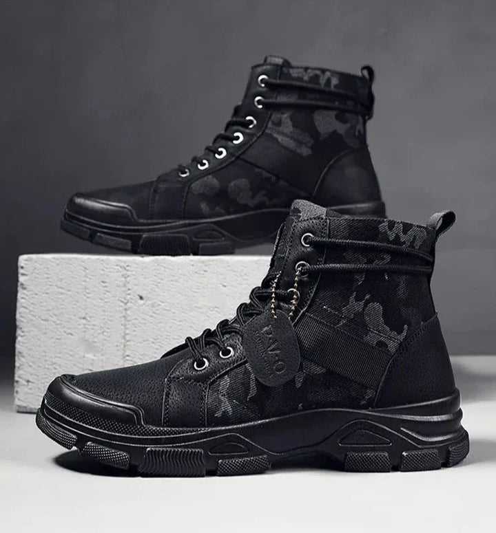W&W Mode | Outdoor Stiefel Mit Tarnmuster Für Herren