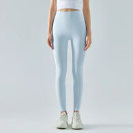 WW | Emily Sportswear Naked Hochtaillierte Tight Yoga Hosen Doppelseitig Gebürstet Pfirsich Po-Hebende Lauf Sport Fitness Leggings