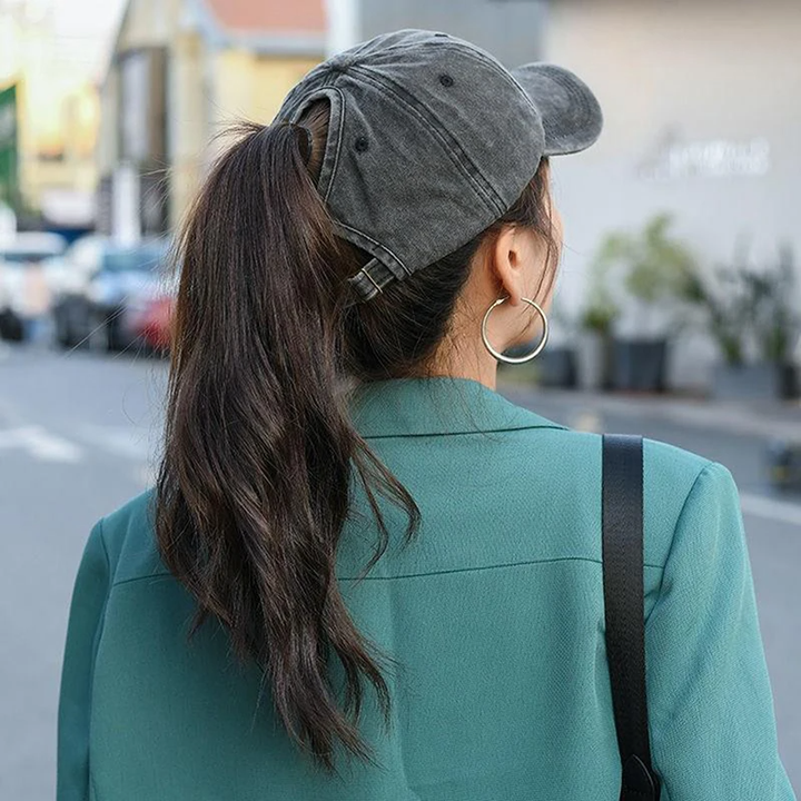 W&W Mode | Pferdeschwanz Baseballcap Mit Atmungsaktivem Komfort Und Uv Schutz