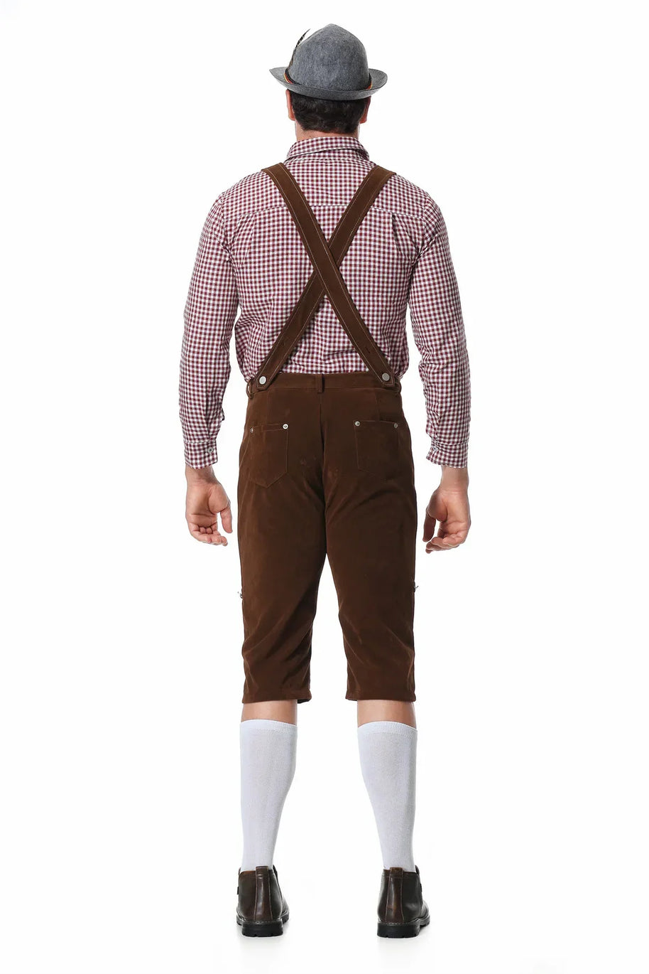 WW | Herren Trachten Lederhose Mit Hosenträgern Perfekt Für Oktoberfest Und Volksfeste
