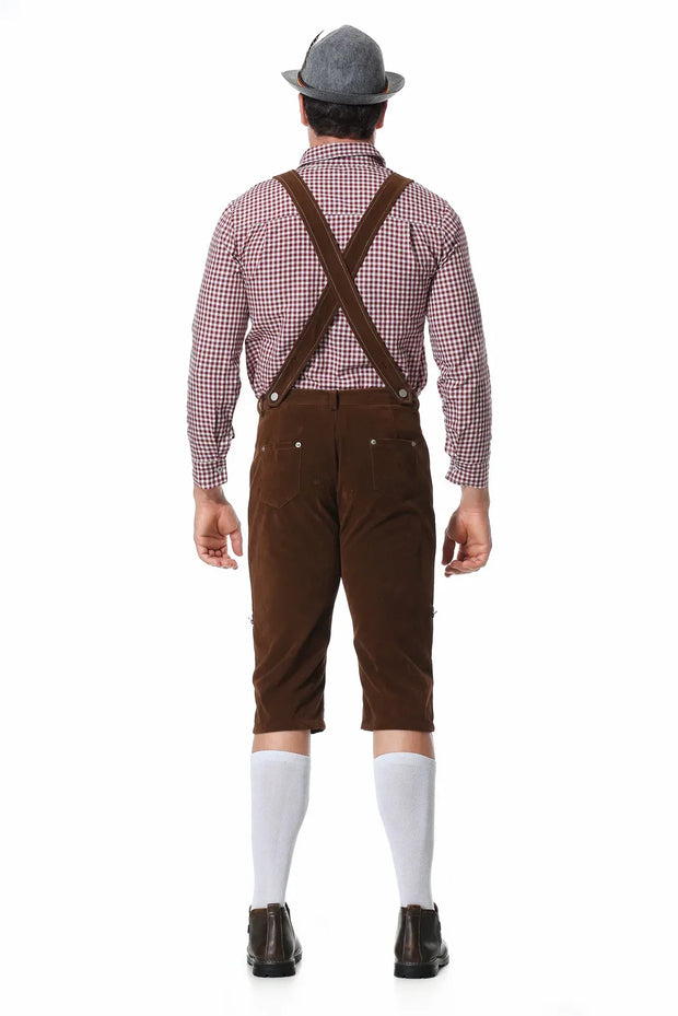WW | Herren Trachten Lederhose Mit Hosenträgern Perfekt Für Oktoberfest Und Volksfeste