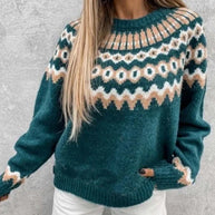 WW | Frauen Nordische Strickjacke