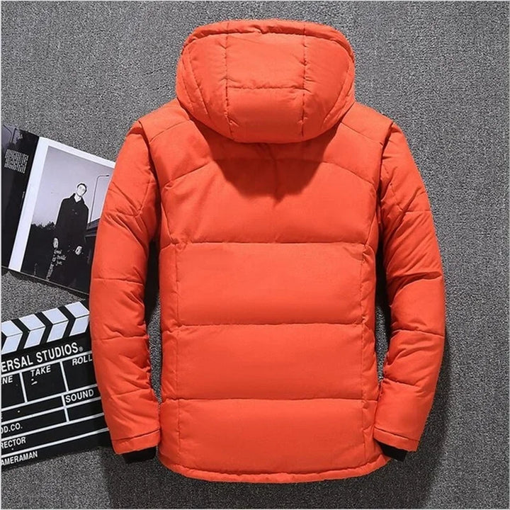 W&W Mode - Herren-Winterparka mit Kapuze - Warmer, winddichter Schneeparka für kalte Tage