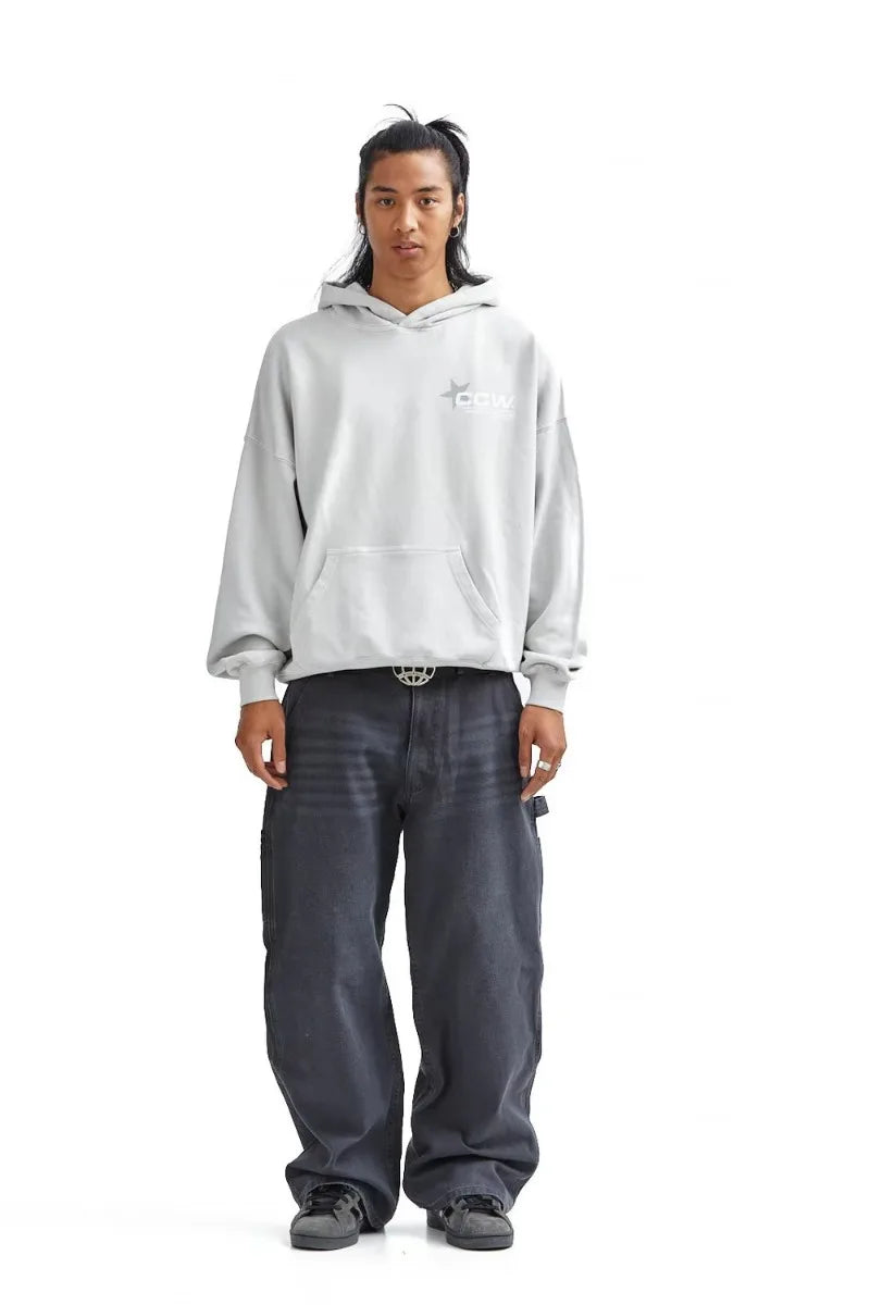 WW | Oversized-Hoodie mit gewagtem Logo für Damen