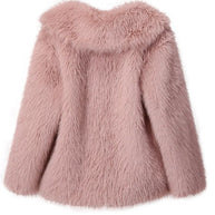 WW - Schlanker Faux Fur Mantel