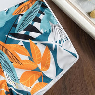WW | Bikini-Set mit hoher Taille und Print