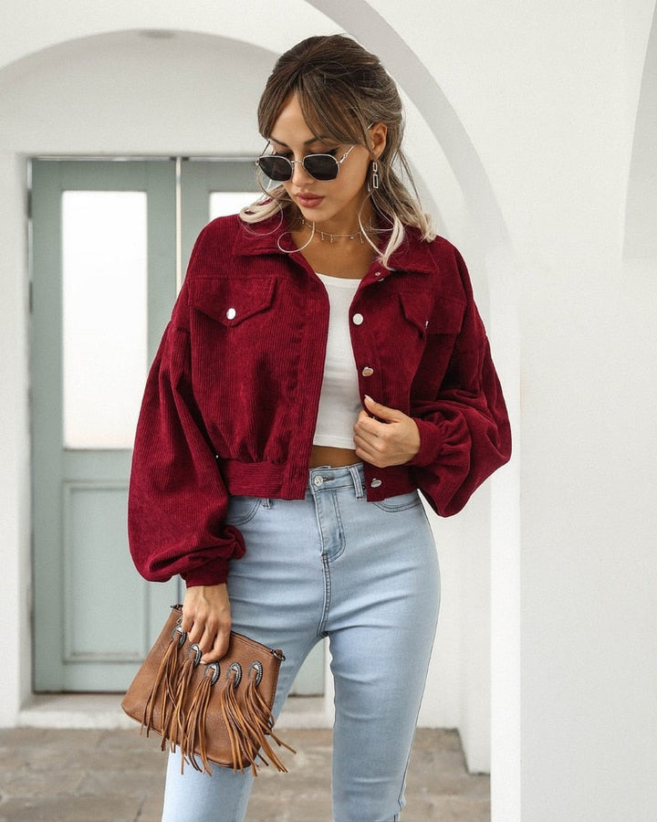 Kuschelige Herbstjacke