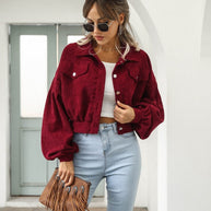Kuschelige Herbstjacke