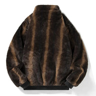 WW | Synthetischer Pelzmantel für Herren im Luxus-Stil