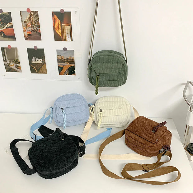 WW | Kompakte Cord Tasche Mit Elegantem Design