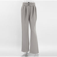 WW | Stilvolle High-Waist-Hose mit Falten