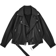 WW - Lederjacke in Übergröße