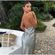 WW | Riemchen Ärmeloses Kleid