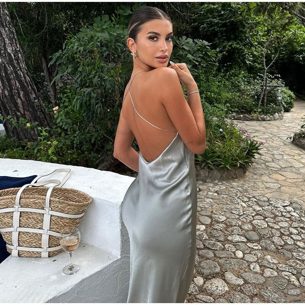 WW | Riemchen Ärmeloses Kleid