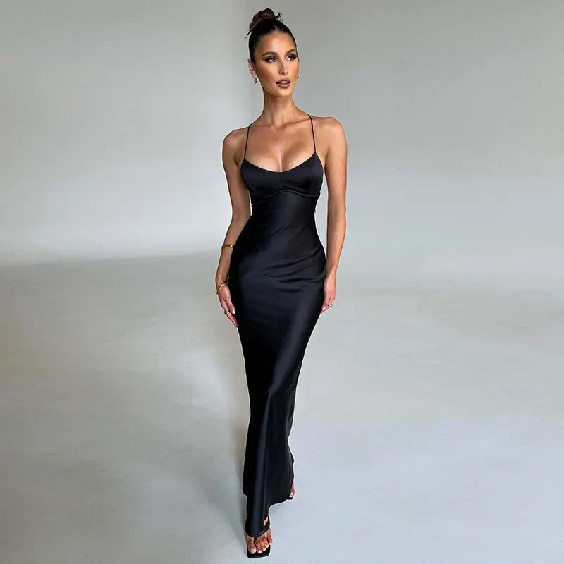 WW | Elegantes Maxikleid Mit Seitenschlitz Für Damen