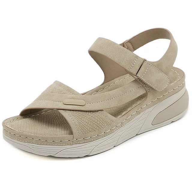 WW Sandalen - Keilabsatz - Verstellbarer Riemen - Sommer