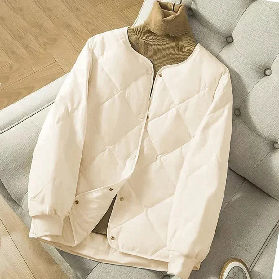 Leichtgewicht Entendaunen- und Baumwolljacke