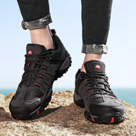 WW | Niedrig Wasserabweisende Wanderschuhe Mit Robuster Sohle Für Herren