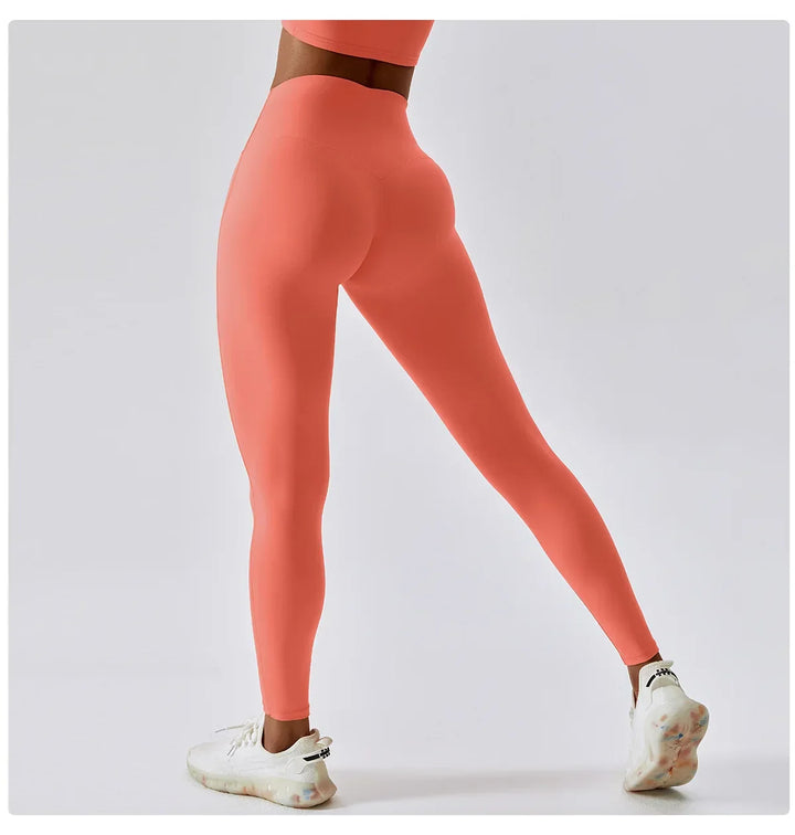 W&W Mode | Atmungsaktive Push-up Yoga Leggings Mit Pfirsich Hebung