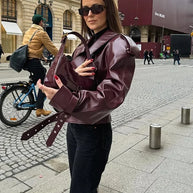 aus Leder für Damen