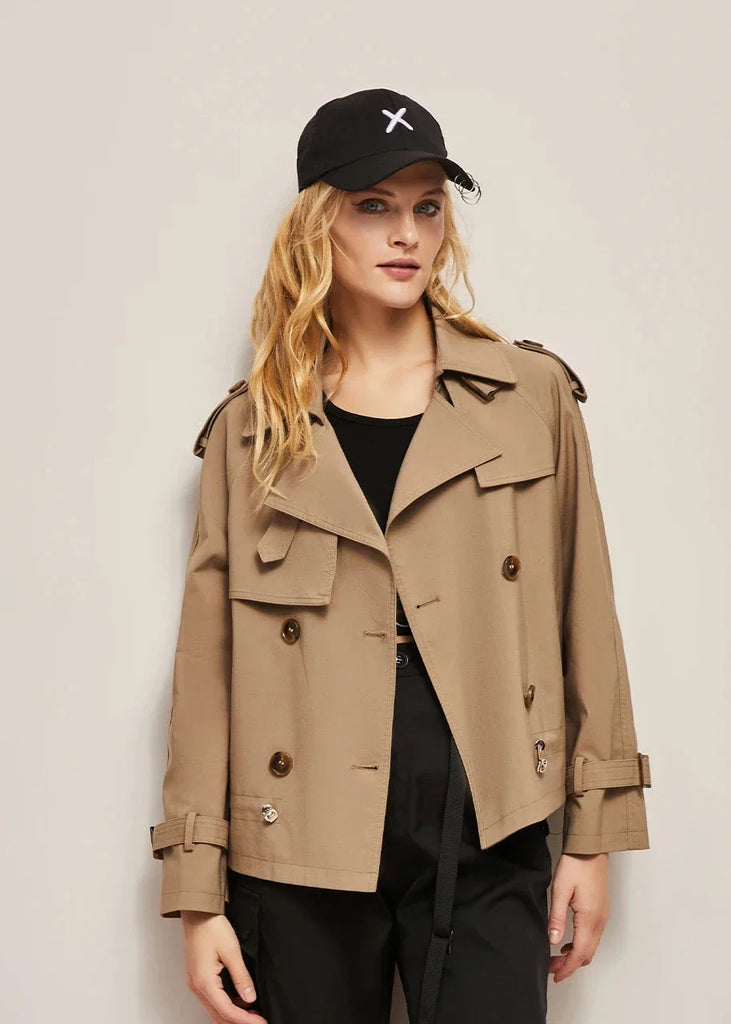 Wolff | Doppelreiher Trenchcoat für Damen - formelle und legere Jacke