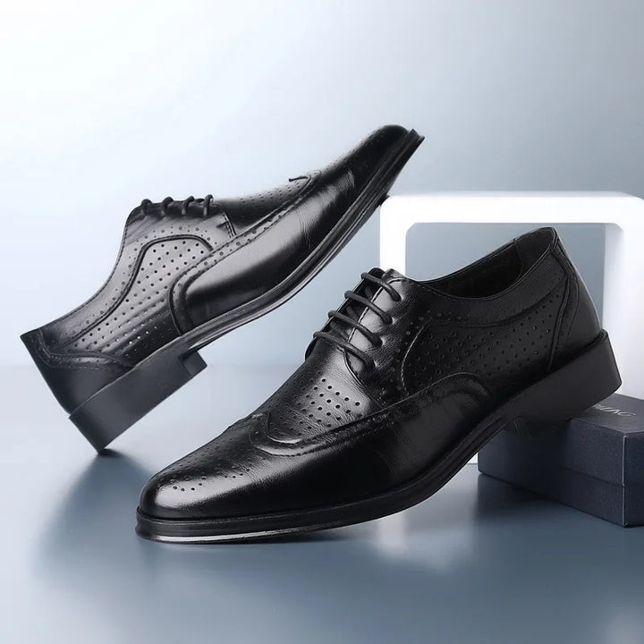 W&W Mode | Bequeme Oxford Herren Business Anzug Schuhe